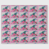 Fancy schoen met Rozen Cadeaupapier (Vlak)