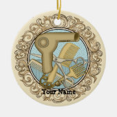 Fancy schoonheidsspecialist keramisch ornament (Voorkant)