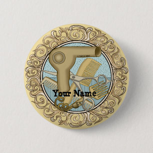 Fancy schoonheidsspecialiste ronde button 5,7 cm