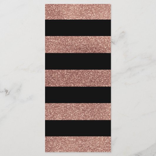 Fancy Script 4x9 Bruiloft Menu Kaart Voor Bord (Achterkant)