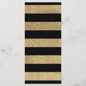 Fancy Script 4x9 Bruiloft Menu Kaart Voor Bord (Achterkant)