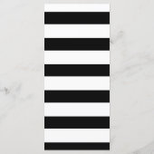 Fancy Script 4x9 Bruiloft Menu Kaart Voor Bord (Achterkant)