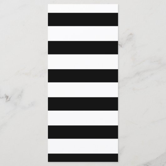 Fancy Script 4x9 Bruiloft Menu Kaart Voor Bord (Achterkant)