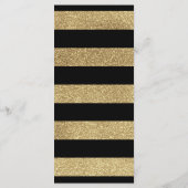 Fancy Script 4x9 Trouwmenu kaart voor bord (Achterkant)