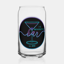 Fancy Script Drinkware Set Bier Blikvorm Glas