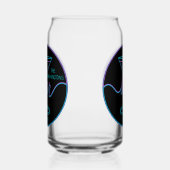 Fancy Script Drinkware Set Bier Blikvorm Glas (Rechts)