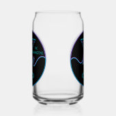 Fancy Script Drinkware Set Bier Blikvorm Glas (Links)