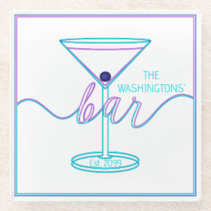 Fancy Script Fun Colours Fun Bar Glazen Onderzetter