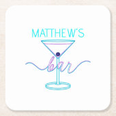 Fancy Script Fun Colours Fun Bar Kartonnen Onderzetters (Voorkant)