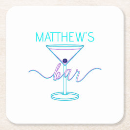 Fancy Script Fun Colours Fun Bar Kartonnen Onderzetters