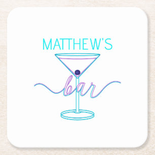 Fancy Script Fun Colours Fun Bar Kartonnen Onderzetters