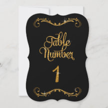 Fancy Script Glitter Tabel nummer 1 Recepties
