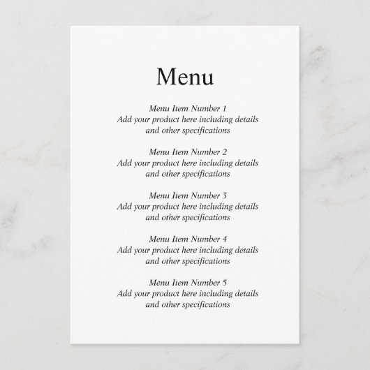 Fancy script Mr & Mrs logo bruiloft menu sjabloon (Voorkant)