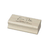 Fancy scriptadres rubberstempel (Stempel)