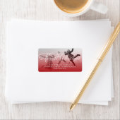 Fancy scriptadres voor meest feestkerst etiket (Insitu)