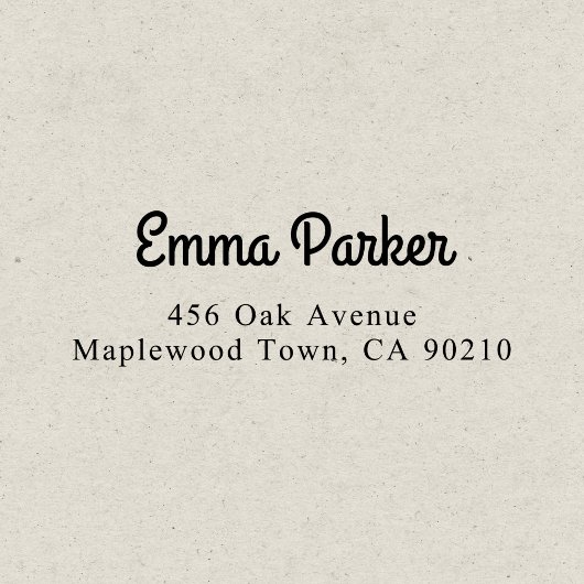 Fancy  scriptkalligrafie Eenvoudig Zelfinktende Stempel