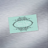 Fancy Scrollwork Magnet Magnetisch Visitekaartje (Voorbeeld)