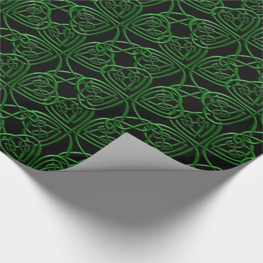 Fancy Shamrock Cadeaupapier (Hoek)