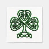 Fancy Shamrock Servetten (Voorkant)