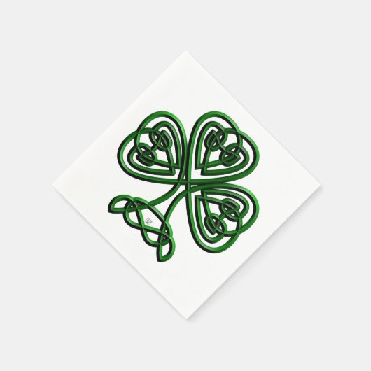 Fancy Shamrock Servetten (Hoek)