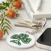 Fancy Shamrock Sleutelhanger (Voorkant Rechts)