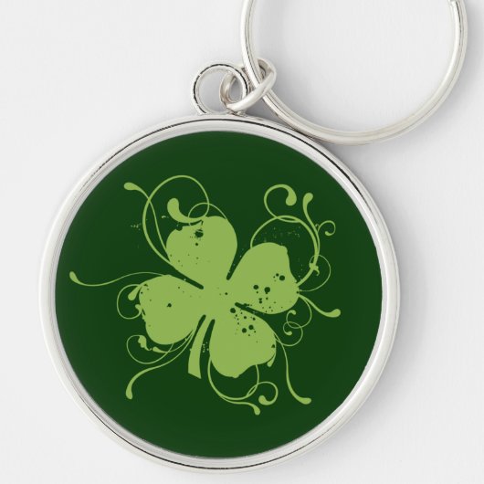 Fancy Shamrock Sleutelhanger (Voorkant)