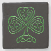 Fancy Shamrock Stenen Onderzetter (Voorkant)