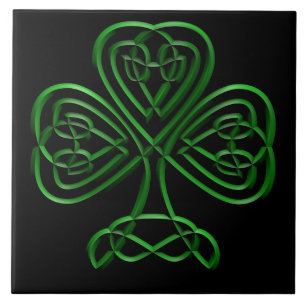 Fancy Shamrock Tegeltje