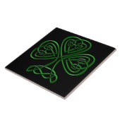 Fancy Shamrock Tegeltje (Zijkant)