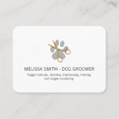 Fancy Shears Hondenverzorger Afsprakenkaartje (Voorkant)