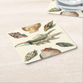 Fancy Shell Beach Kartonnen Onderzetters (Schuin)
