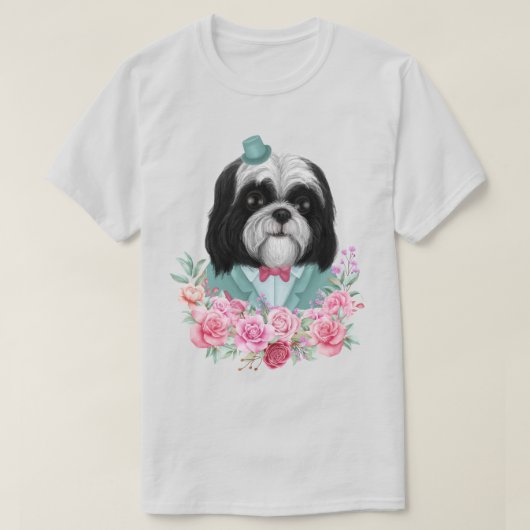 Fancy Shih Tzu T-shirt (Design voorkant)