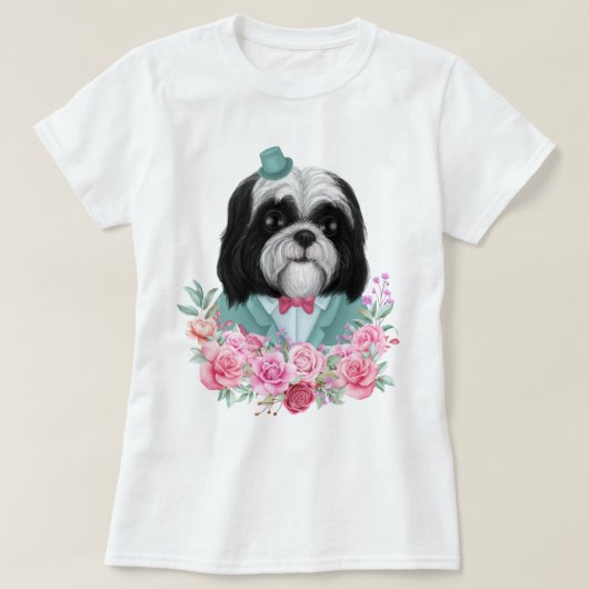 Fancy Shih Tzu T-shirt (Design voorkant)