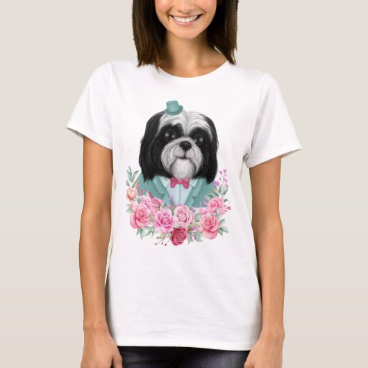Fancy Shih Tzu T-shirt (Voorkant)