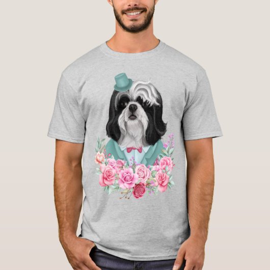 Fancy Shih Tzu T-shirt (Voorkant)