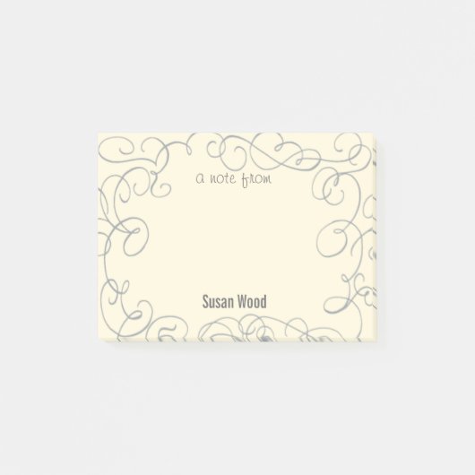 Fancy-Shmancy Aangepaste plakbiljetten Post-it® Notes (Voorkant)