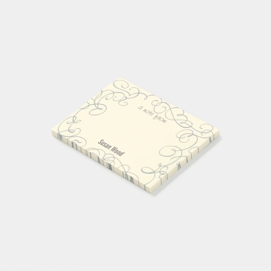 Fancy-Shmancy Aangepaste plakbiljetten Post-it® Notes (Schuin)