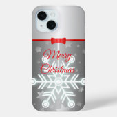 Fancy Silver & Bow iPhone / iPad hoesje (Achterkant)
