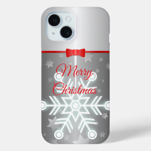 Fancy Silver & Bow iPhone / iPad hoesje