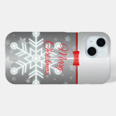 Fancy Silver & Bow iPhone / iPad hoesje (Achterkant (horizontaal))