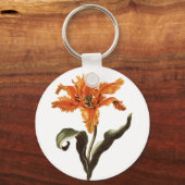 Fancy Sinaasappel Lily in Bloom, tuinbloemen Sleutelhanger (Voorkant)