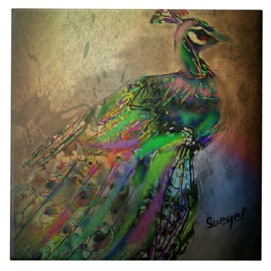 Fancy stekker tegeltje (Voorkant)