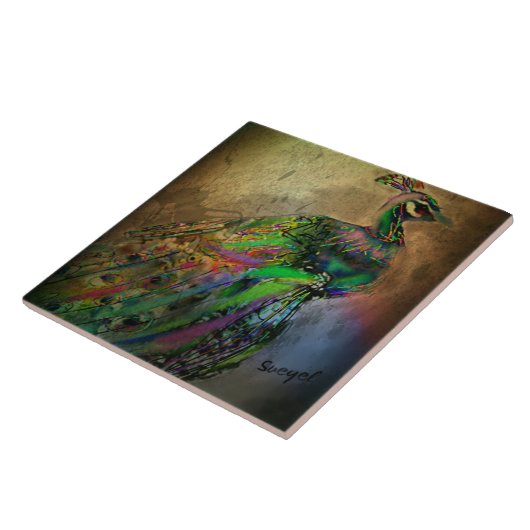 Fancy stekker tegeltje (Zijkant)