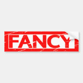 Fancy Stempel Bumpersticker (Voorkant)