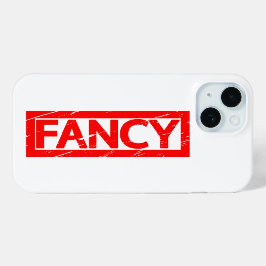 Fancy stempel Case-Mate iPhone case (Achterkant (horizontaal))