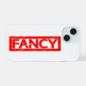 Fancy stempel iPhone 15 case (Achterkant horizontaal)