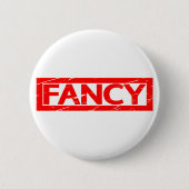 Fancy stempel ronde button 5,7 cm (Voorkant)
