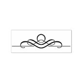 fancy stempel voor scrollkunst (Afrduk)