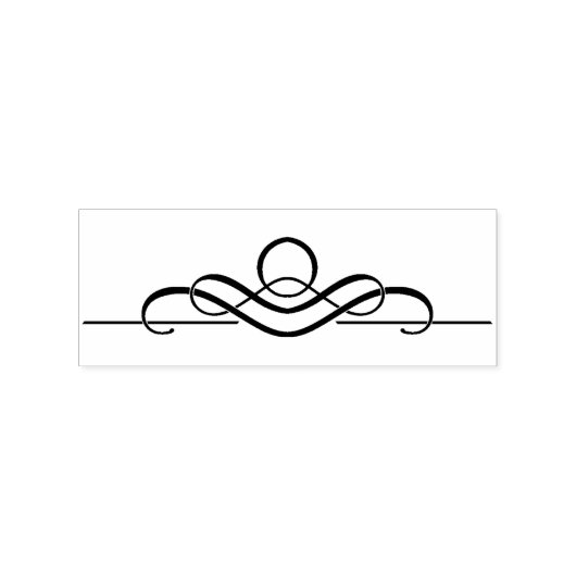 fancy stempel voor scrollkunst (Afrduk)