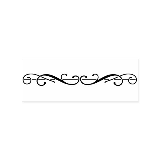 fancy stempel voor scrollkunst (Afrduk)